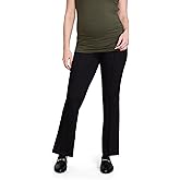 Motherhood Maternity Womens Secret Fit Over The Belly Ponte Flare Pregnancy Pant