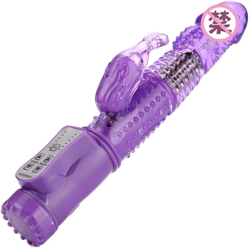 Lovme 12 Speeds Thrusting Rotating Viberate Large Size Rabbit Toys for Women Pleasure (Purple)