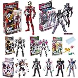Bandai Kamen Rider Zi-O RKF Rider Armor Series Kamen Rider Action Figure Rider KICK'S Figure & Rider Hero Series Armor Soft Vinyl Figure All Set of 11 Lucky Bag