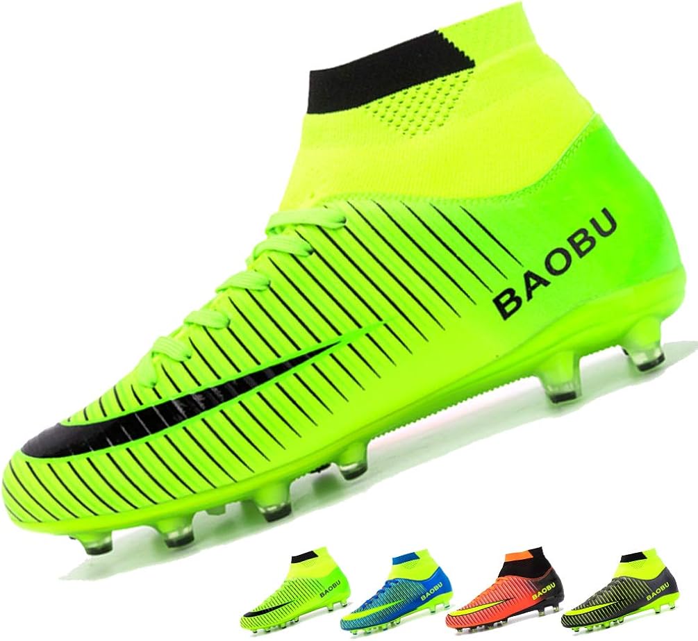 boys orange football boots