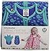 Baby Deedee Sleep Nest Tee, Warm Baby Sleeping Bag, Playful Whales, Medium (6-18 Months)