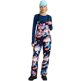 Burton Women&rsquo;s Reserve 2-Layer Stretch Bib Pants &ndash; Waterproof Winter Snowboard Bib Pants with Stretch Fit
