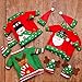 Boao 6 Sets Christmas Wine Bottle Cover and Hats Decoration Handmade Ugly Sweater Knit Wine Bottle Dress Santa Reindeer Snowman for Christmas Holiday Party Decorations