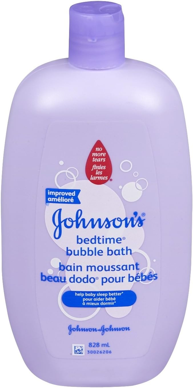 baby bedtime bubble bath