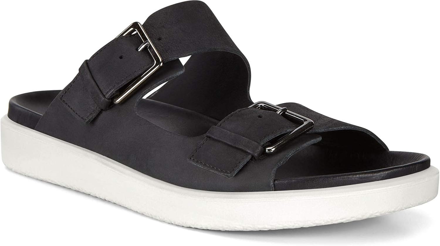 Amazon.com | ECCO Men's Flowt Luxe Buckle Slide Sandal | Sandals