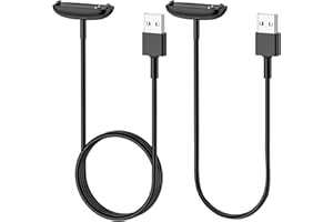 lepmok Charger for Fitbit Inspire 3 Replacement Charging Cable (3.3ft/1.0ft)