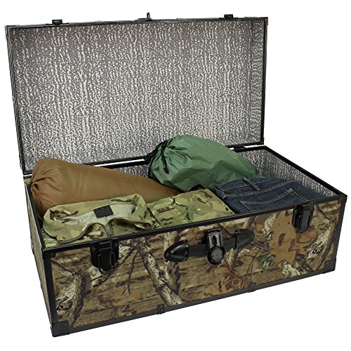 Seward Trunk Mossy Oak 30-Inch Stackable Storage Locker, Camo, One Size