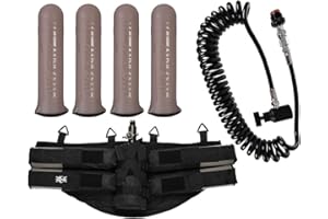 Action Village Paintball Deluxe Remote, 4+1 Harness & HK Army HSTL Pods Starter Package - Assorted Colors