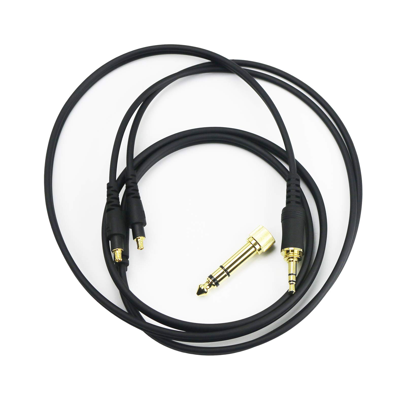 Replacement Audio Upgrade Cable Compatible with Audio-Technica ATH-MSR7b, ATH-SR9, ATH-ESW990H, ATH-ES770H, ATH-ADX5000, ATH-AP2000Ti Headphones 1.5meters/4.9feet