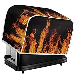 Coldinair Fire Flame Toaster Cover 2 Slice Small