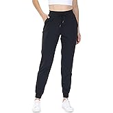 Blaosn Women Athletic Joggers Pants with Pockets Workout Running Gym Track Travel Lounge Casual Stretch Tapered Sweatpants