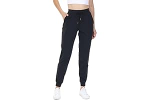 Blaosn Women Athletic Joggers Pants with Pockets Workout Running Gym Track Travel Lounge Casual Stretch Tapered Sweatpants