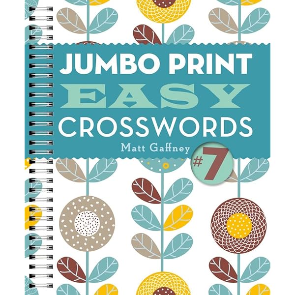 Jumbo Print Easy Crosswords #6 (Large Print Crosswords): Joseph, Thomas:  9781454917960: Amazon.com: Books