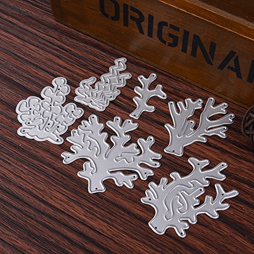 Zeroyoyo Aquatic Plants Cutting Dies Metal Stencil Card Making Scrapbook Template Mould
