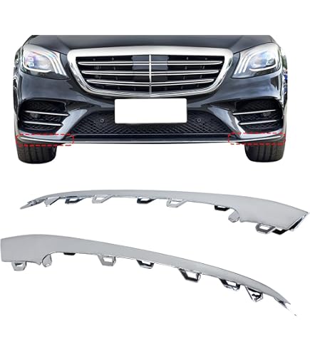 Amazon.com: NLQR Front Mid Bumper Trim Lip Bezel 2228857600