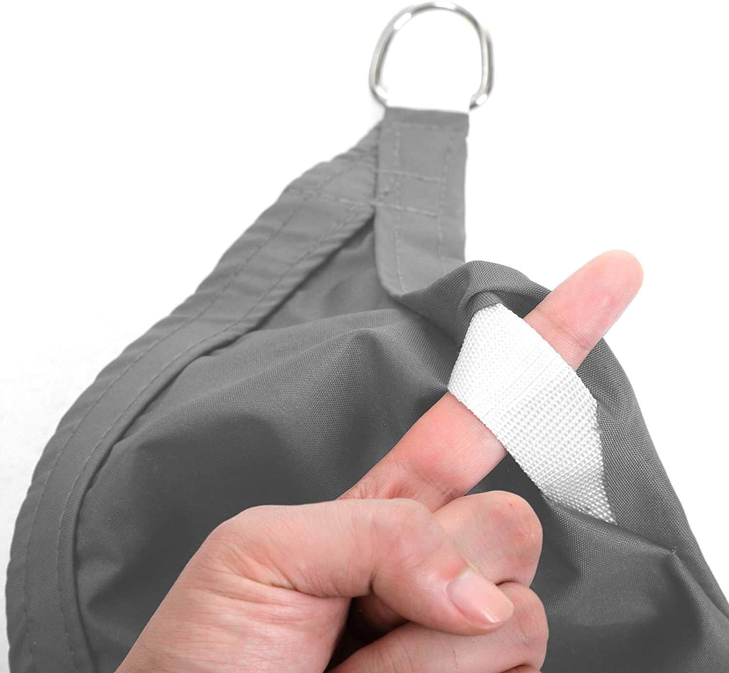 RICHIE Shade Sail Rectangle 12'x12' Waterproof Sun Shade Sail Outdoor Canopy Awning 98% UV Block Patio and Pergola Cover, Grey : Garden & Outdoor