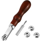 Leathercraft Spacer Set, DIY Spacers Embossing System Set | Leather Craft Sewing/Stitch Spacer Stitching Wheel Marker Tool for Arts and Leather Work