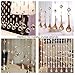 Fushing 100Pcs Stainless Split Rings, Crystal Chandeliers Connectors for Chandelier, Curtain,Suncatchers, Crystal Garland,Necklaces, Keys, Earrings, Jewelry Making and Craft Ideas(16mm)