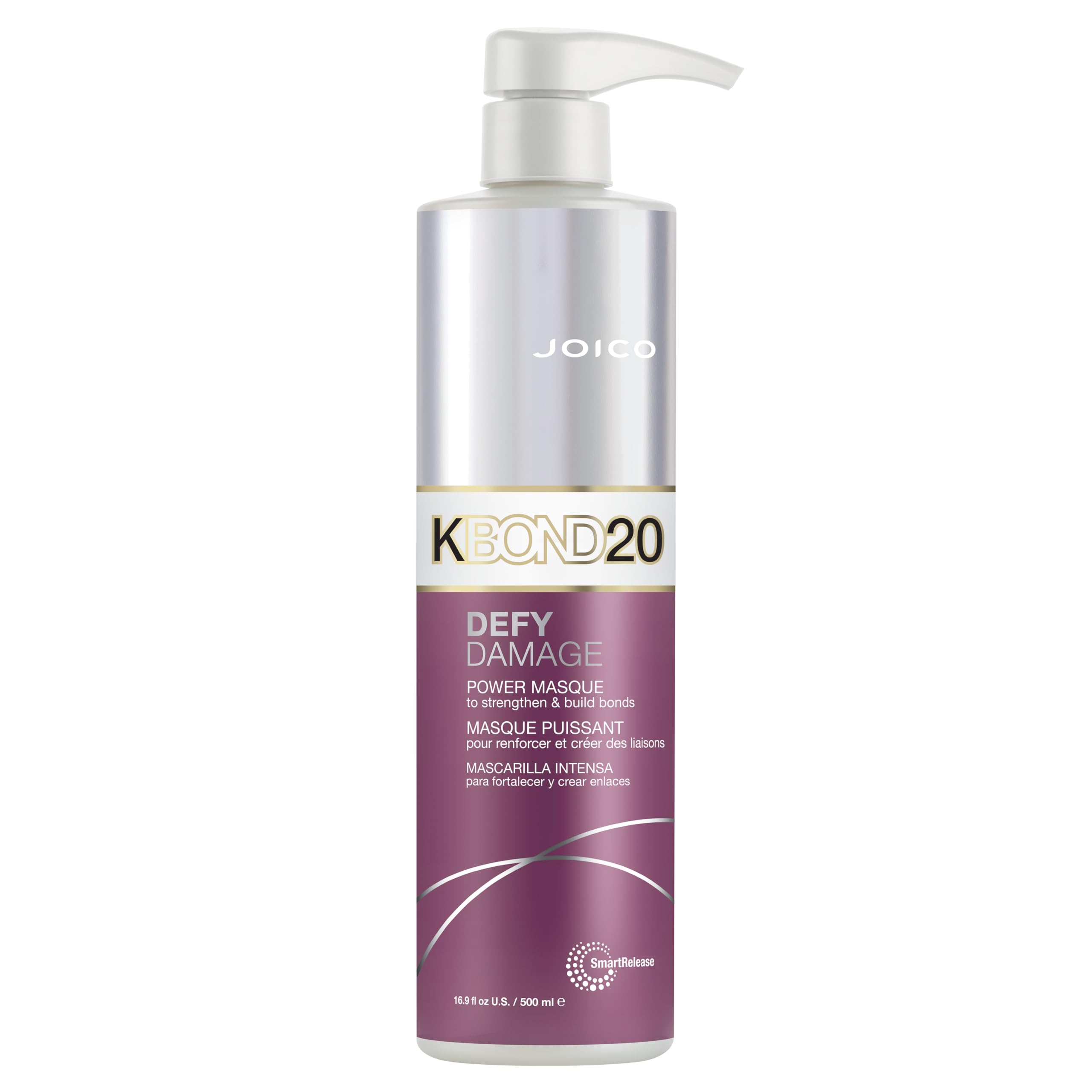 Photo 1 of Joico Defy Damage KBOND20 Power Masque | For Stronger, Hydrated Hair | Color-Safe | Rebuild & Protect Bonds | Paraben-Free | Animal-Test Free Formula | 16.9 Fl Oz