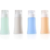 Travel Bottles Tsa Approved, YAMYONE 3oz Leak Proof Travel Accessories BPA Free Silicone Cosmetic Travel Size Toiletry Contai