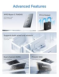 MINISFORUM DeskMini UM760 Slim Mini PC AMD Ryzen 5