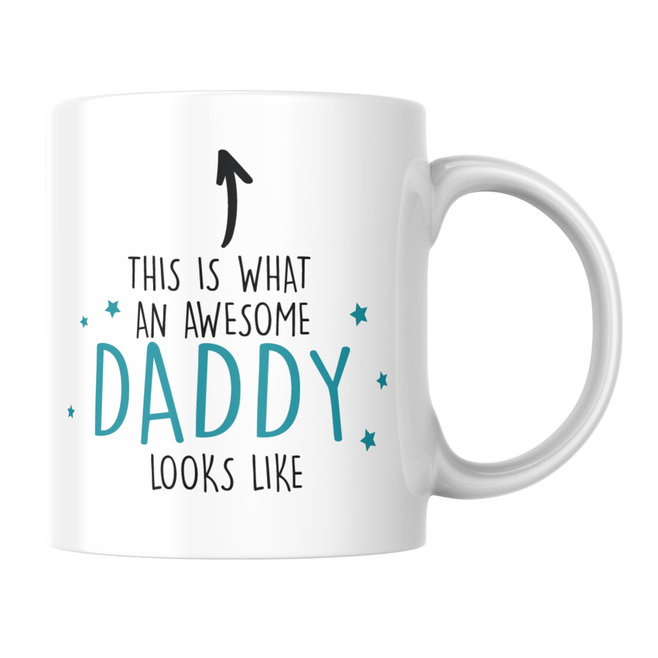 Funny Mug for Dad Fathers Day Awesome Daddy Coffee Cup Awesome Dad Looks Like This CMUG187