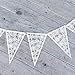 JANOU Snowflake Paper Garland Hanging Banner for Christmas Wedding Birthday Party Decoration