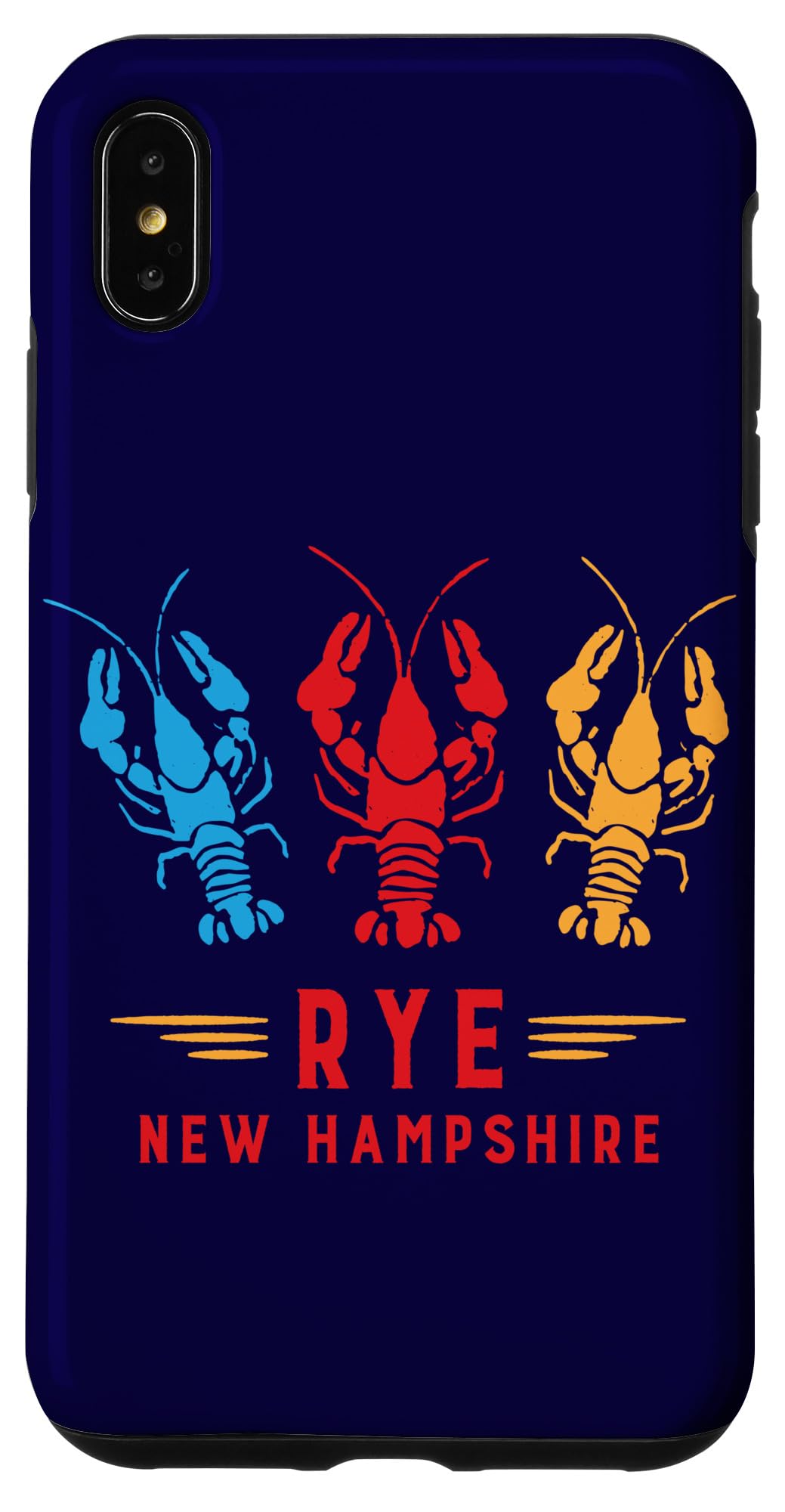 iPhone XS Max Rye New Hampshire Lobster Retro Case