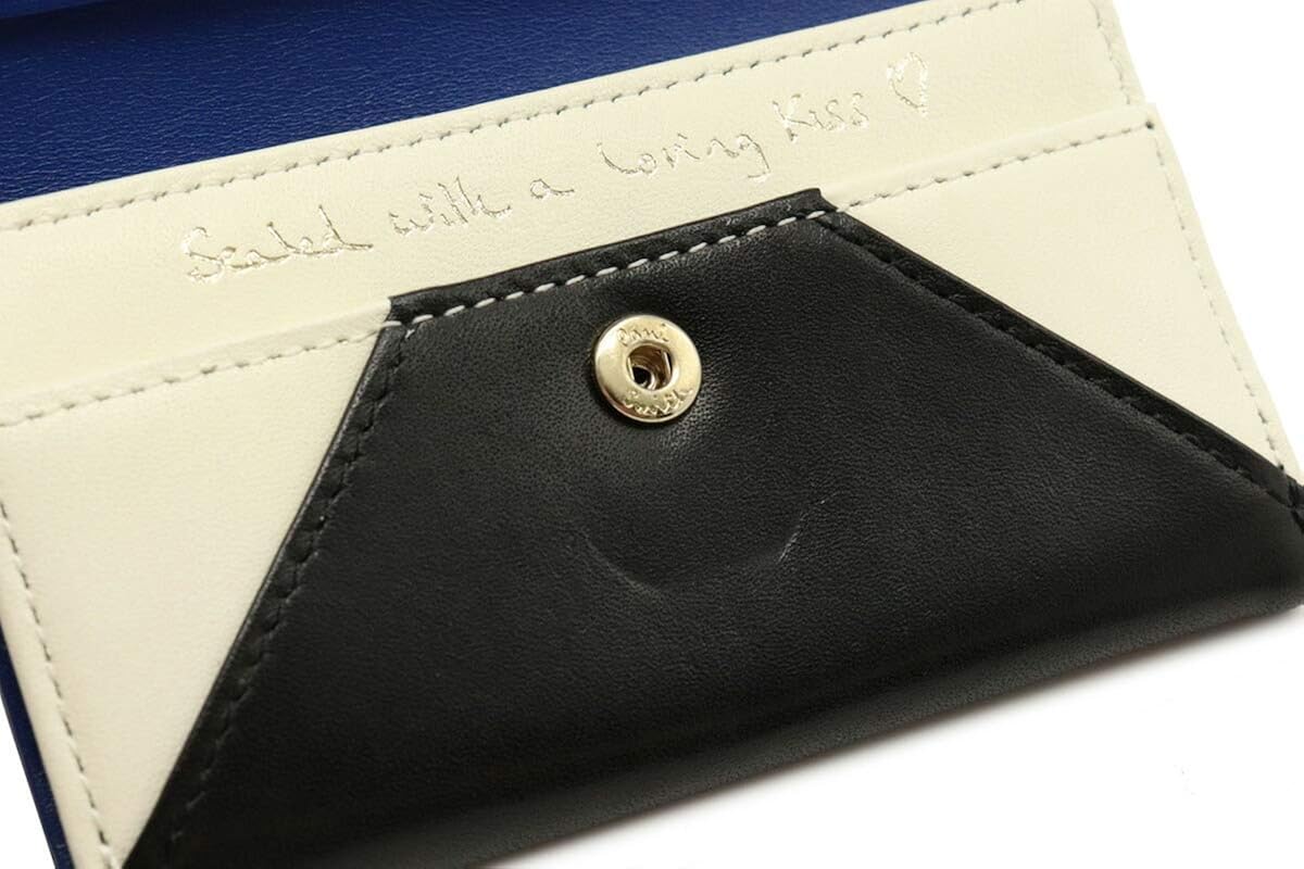 Amazon ポール スミス Paul Smith ポールスミス カラーミックス ラブレター 5連キーケース レザー ブルー 青 ブラック 黒 ホワイト 白 Pwd280 中古 Paul Smith ポール スミス キーケース