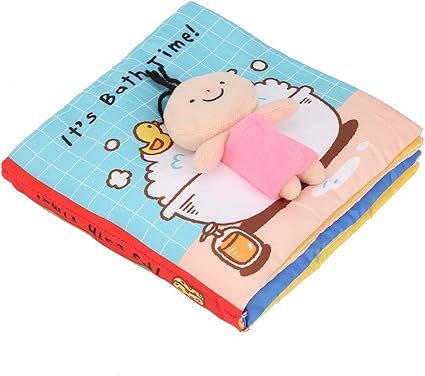 Livre En Tissu Pour Bebe De Preuve Douce De Bande Dessinee Educative D Apprentissage Livre D Eveil Multifonction Anniversaire Cadeau De Noel Pour Tout Petits Enfants Amazon Fr Bebes Puericulture
