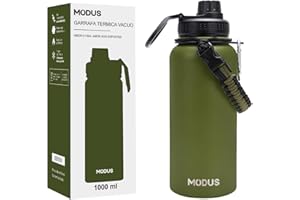 MODUS Garrafa Térmica Esportiva De Aço Inoxidável Com Isolamento A Vácuo De 950ML (Verde)