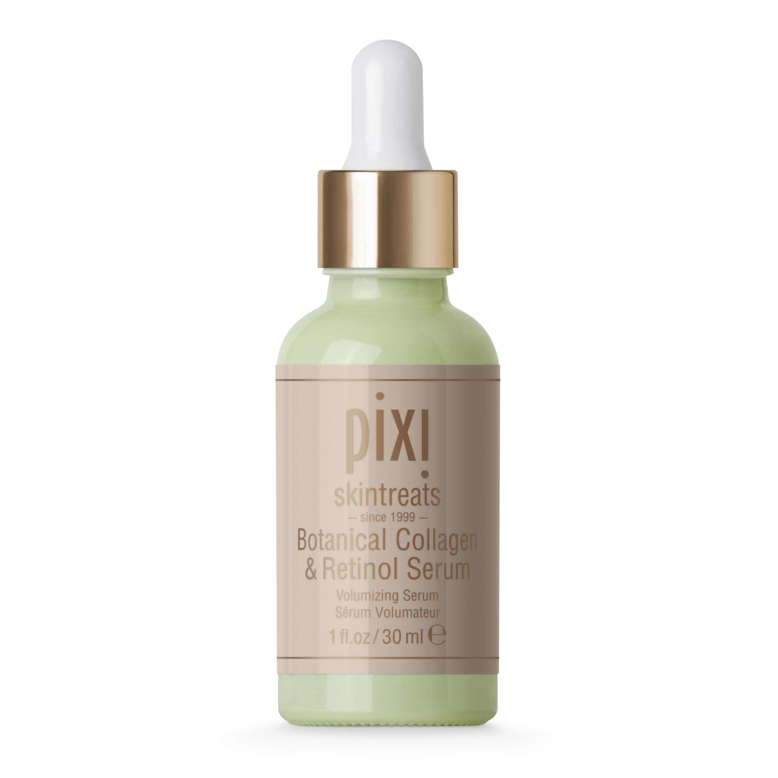 Pixi Beauty Botanical Collagen & Retinol Serum | Face Serum with Acacia Collagen, Retinol and Vitamins to Firm, Smooth & Hydrate Skin | 1 fl oz/ 30ml