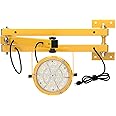 G GJIA 60W 6600LM LED Loading Dock Lights with 40'' Swing Folding Double Arm, AC100-277V, 360° Rotatable LED Lamp Head, ETL Listed, IP65 Waterproof for Trailers, Docks, Warehouses, Container.