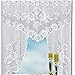Hot Sale!DEESEE(TM)Vintage Style Lace Coffee Curtain Kitchen Curtain Vintage Style Window Scarf (B)