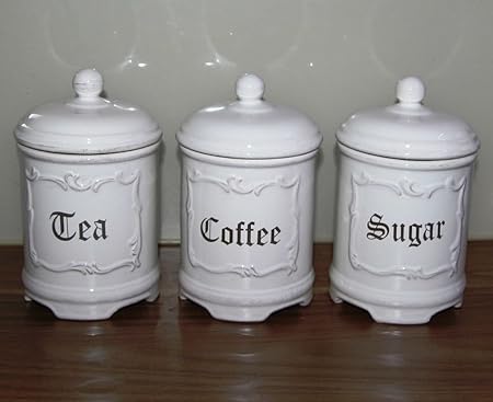 amazon uk tea coffee sugar canisters
