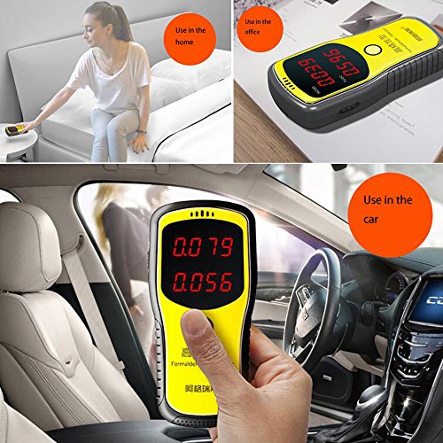 Digital Formaldehyde Detector HCHO & TVOC Meter Indoor Home Air Quality Tester WP6900 Unit mg/m3