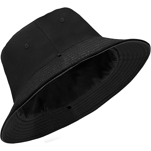帽子 700fill / Walts Cotton Bucket Hat Black Bucket Hat For Men Women - Cotton Packable Fishing Cap