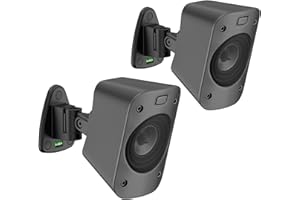 Aiweiwa Adjustable Speaker Wall Mount for Logitech Z906 Satellite Speaker Mount - Heavy Duty Speaker Mounting Brackets for Lo