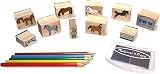 Melissa & Doug Horses Stamp Set with Colouring Pencils for Kids | Ages 4+ view 9