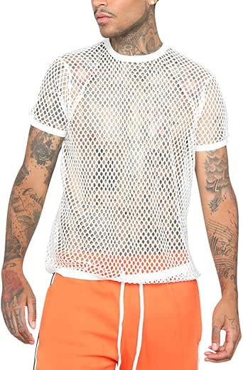 fishnet shirt male