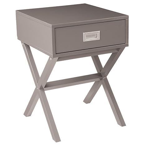 Charles Bentley Retro Side Table Bedside Table Mdf Bedroom