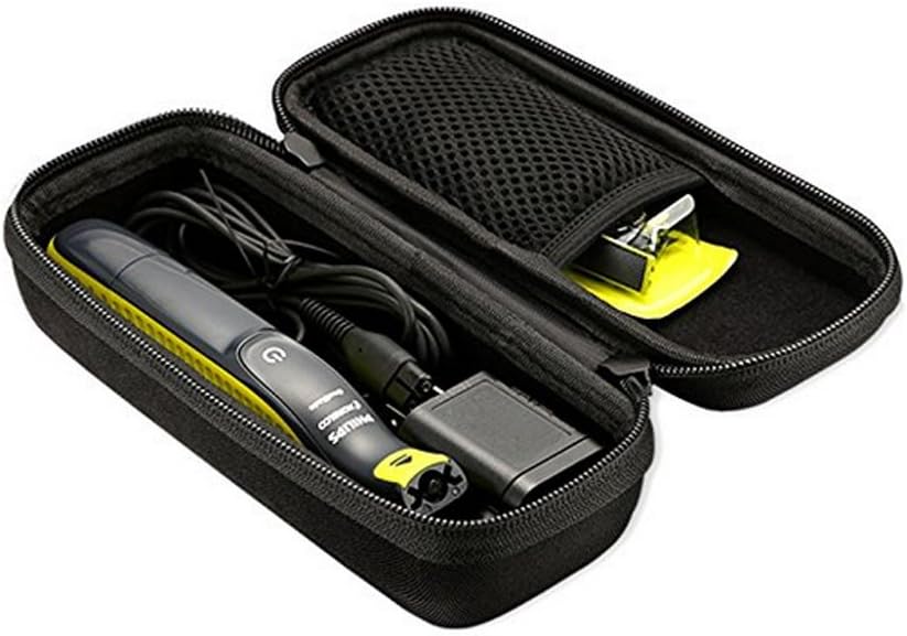 Philips Norelco OneBlade Trimmer Shaver Case, EVA Hard Case Travel Storage Organizer Carrying Bag for Philips Norelco OneBlade, FFP, QP2520/90 QP2520/70#29642