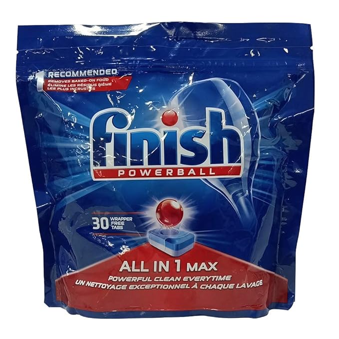 Finish Allin1 Max Powerball Dishwasher Tablets 30 Pieces Amazon.in