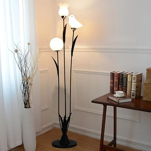 de pie modernas y negras luces de pie