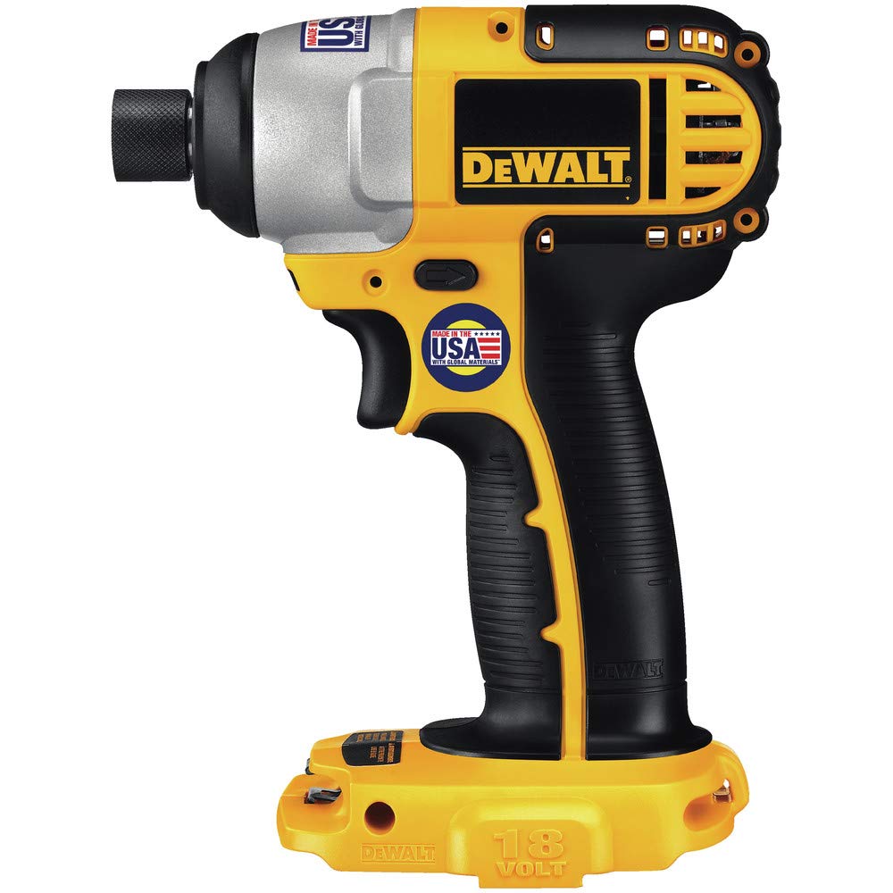 DEWALT 18V Impact Driver, 1/4-Inch, Tool Only (DC825B)