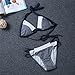 Gemijack Womens Push up Triangle Bikini Set Sexy Halter Two Piece Swimsuit Bathing Suits