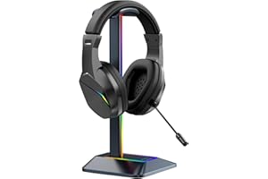 VELATEMOR Wireless Gaming Headset, 2.4GHz Bluetooth 5.4 Gaming Headphones with AI Noise Cancelling Mic, Type C Fast Charging 