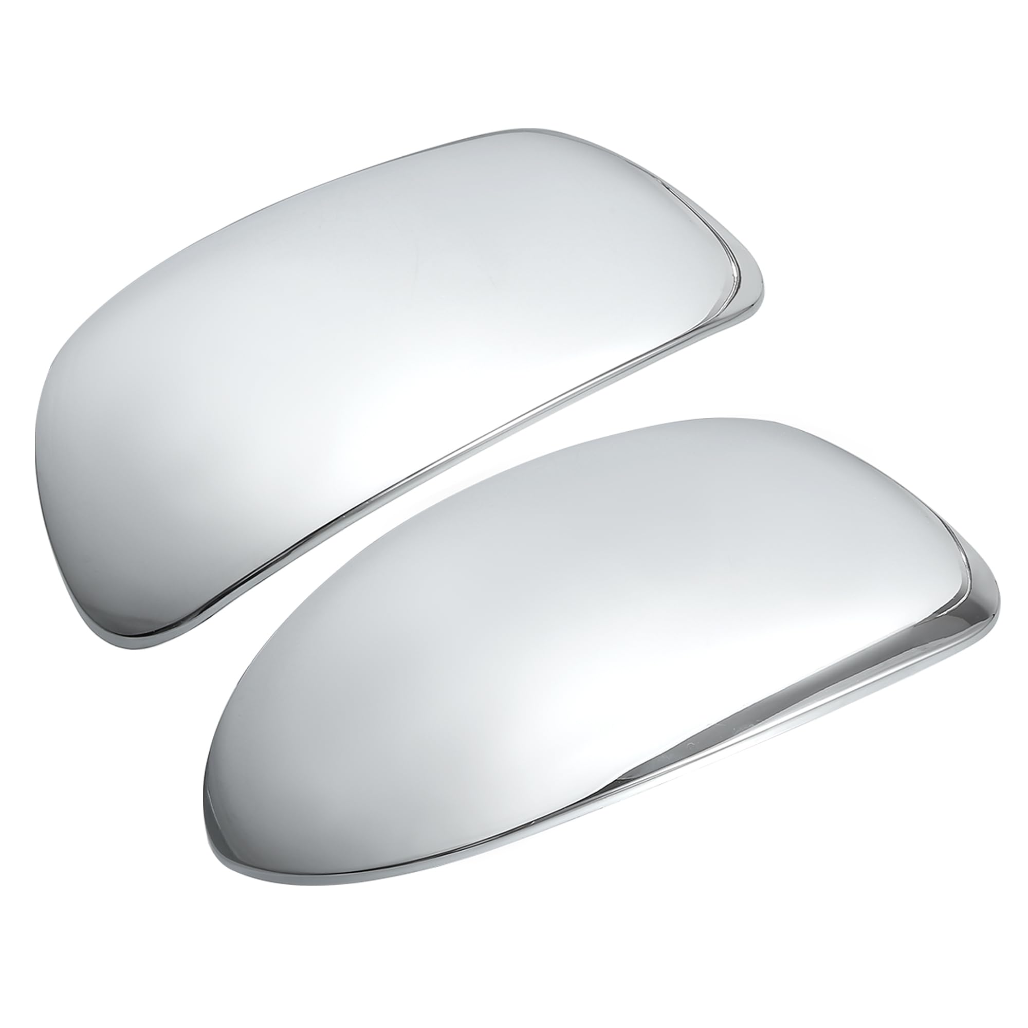 Photo 1 of ACROPIX Car Exterior Mirror Cover Cap Overlay Fit for Chevrolet Silverado Suburban for GMC Sierra Yukon - Pack of 2 Chrome Plated