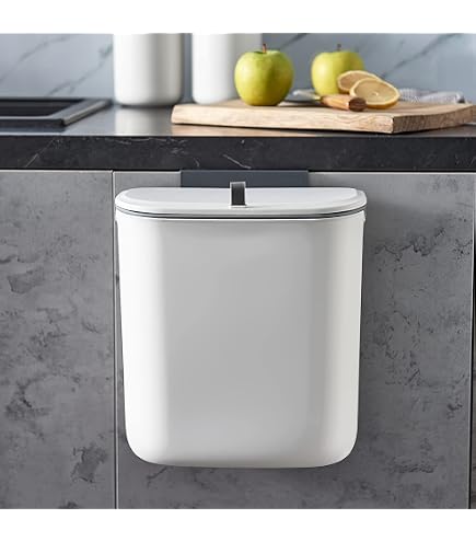 Couvercle De Poubelle Encastré En Acier Inoxydable - Pour Plan De Travail Cuisine Ou Salle De Bain - Design Moderne