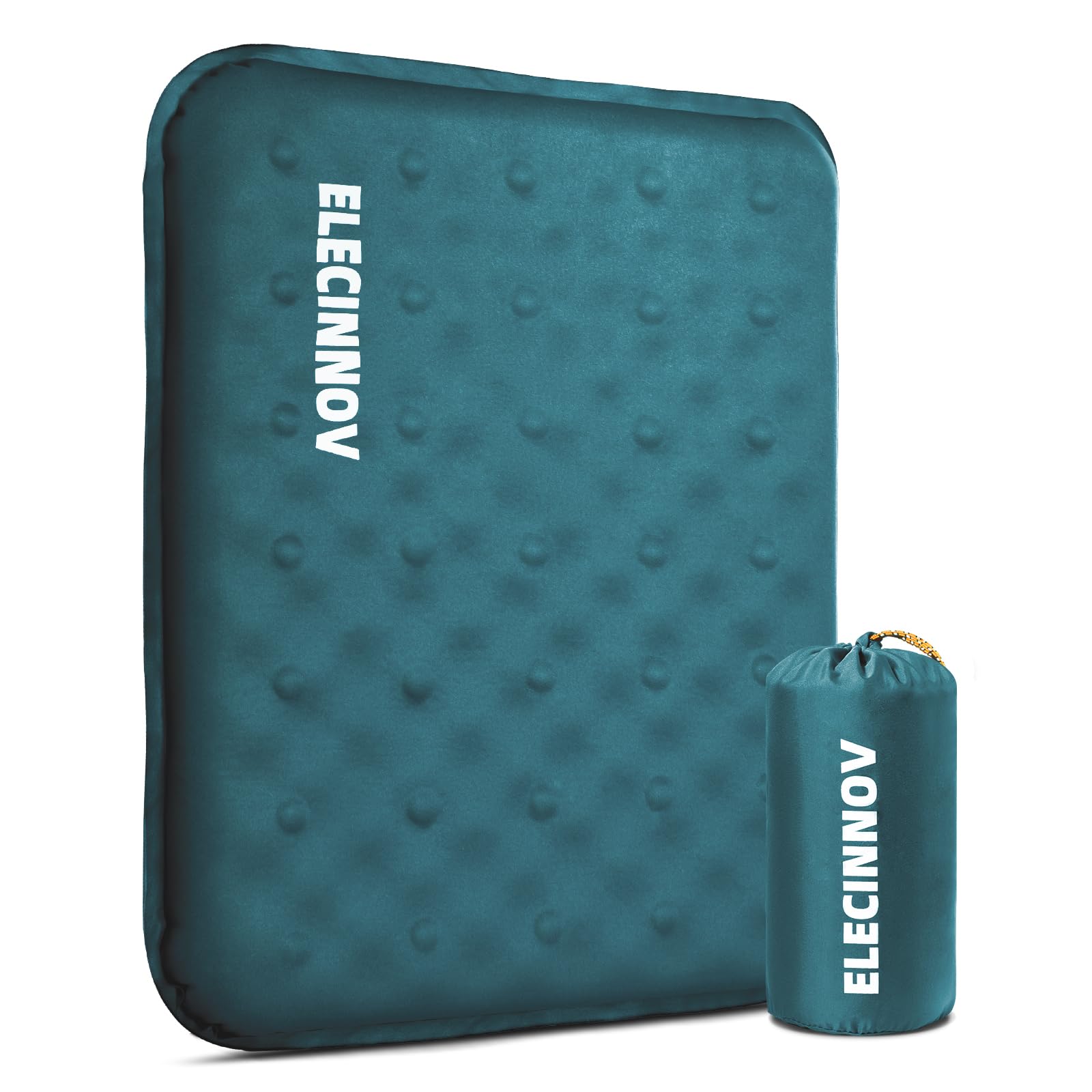 Photo 1 of Inflatable Seat Cushion, Self Inflating Memory Foam Stadium Seat Cushion Lightweight Camping Chair Pad Airplane Cushion for Long Flights Outdoor Travel Bleacher Office Car Backpacking (Blue)